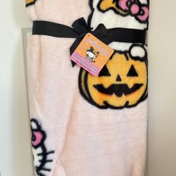 Hello Kitty Halloween Blanket 