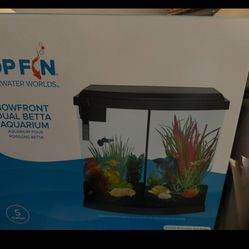 5 Gallon Plastic Aquarium With Divider 
