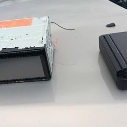 Pioneer Radio and Alpine Amp.