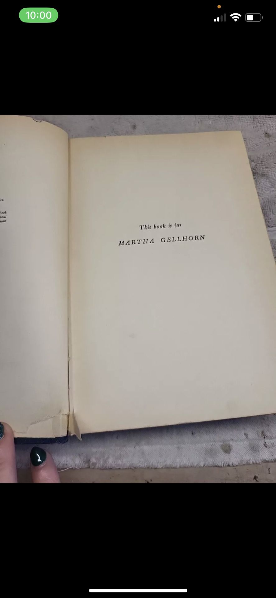 For Whom the Bell Tolls FIRST EDITION Ernest HEMINGWAY 1940