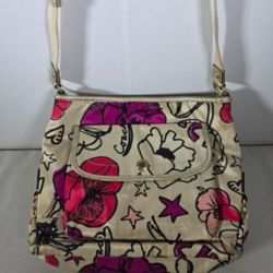 COACH Shoulder Bag Flower White.  The Coach is a Crossbody Bag / Purse