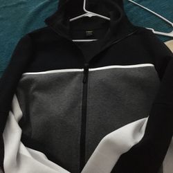 New Reflective Jacket With Hood   Mens Medium 