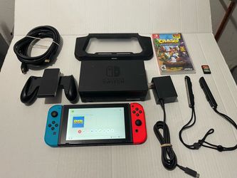 Nintendo Switch Bundle with Crash Bandicoot N. Sane Trilogy