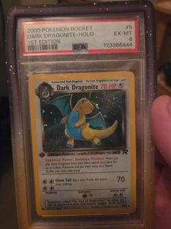 1st edition dark dragonite holo psa 6
