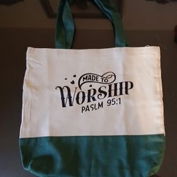Made To Worship Canvas Tote Bag
