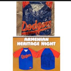 Los Angeles Dodgers Armenian Heritage Jersey 2024 Size XL Medium DODGERS STADIUM SGA