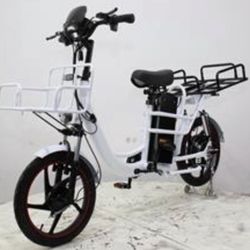 Takeaway Electric 1500watt Bike With Big Baskets At Front And Back . 