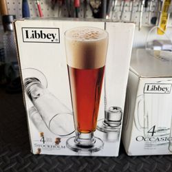 Libbey 4 pc Pilsner 