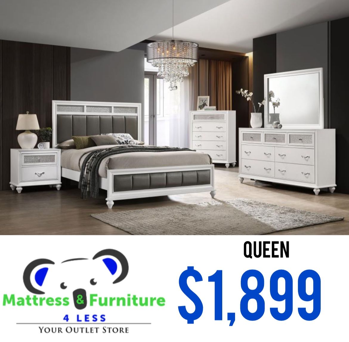 Barzini 5-Piece Queen Bedroom Set