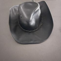 Vintage Hand Made Premium Leather Cowboy Hat