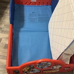 Kids Paw Patrol Bed and Simmons Mattress 