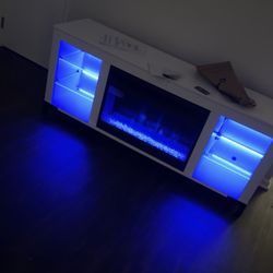 Tv Stand With Fireplace 