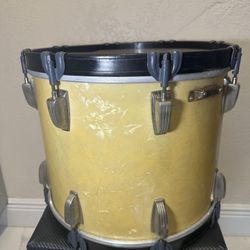  1948-52 WFL / Ludwig 12x17 White Marine Pearl Bop Bass Drum