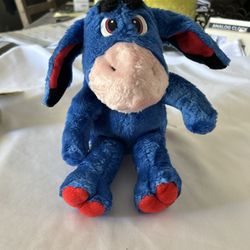 1998 Liberty Toys Eeyore Plush Disney Blue Donkey Winnie the Pooh Friend
