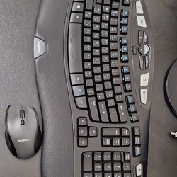 Wireless Keyboard and Mouse Combo Bundle