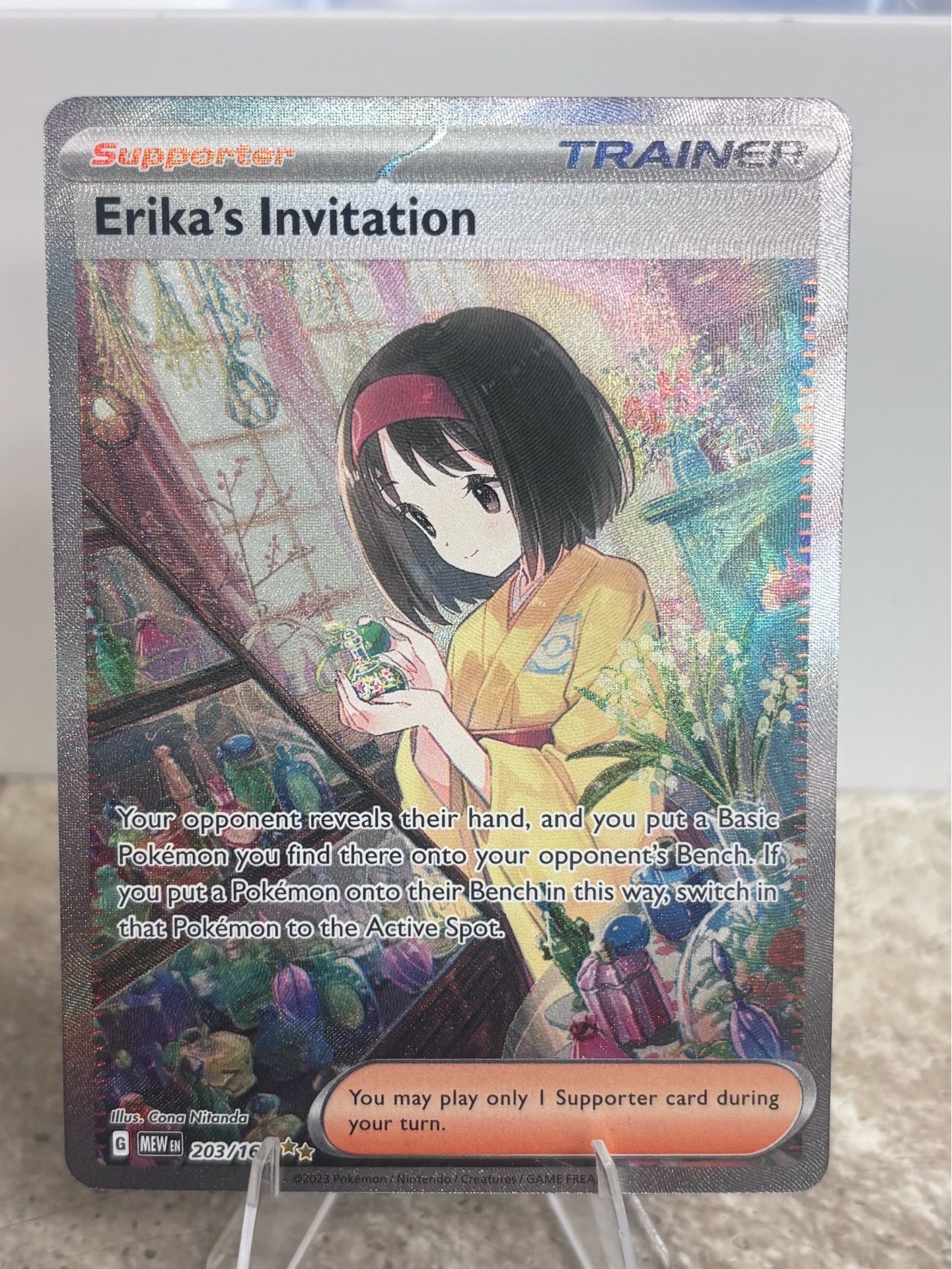 Erika’s invitation