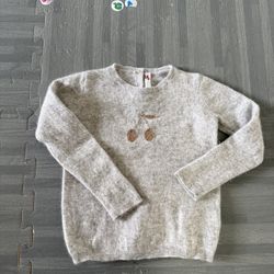 Bonpoint kids grey cashmere long sleeve Sweatshirt