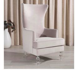 Pair Of SAFAVIEH Pale Taupe Armchairs 