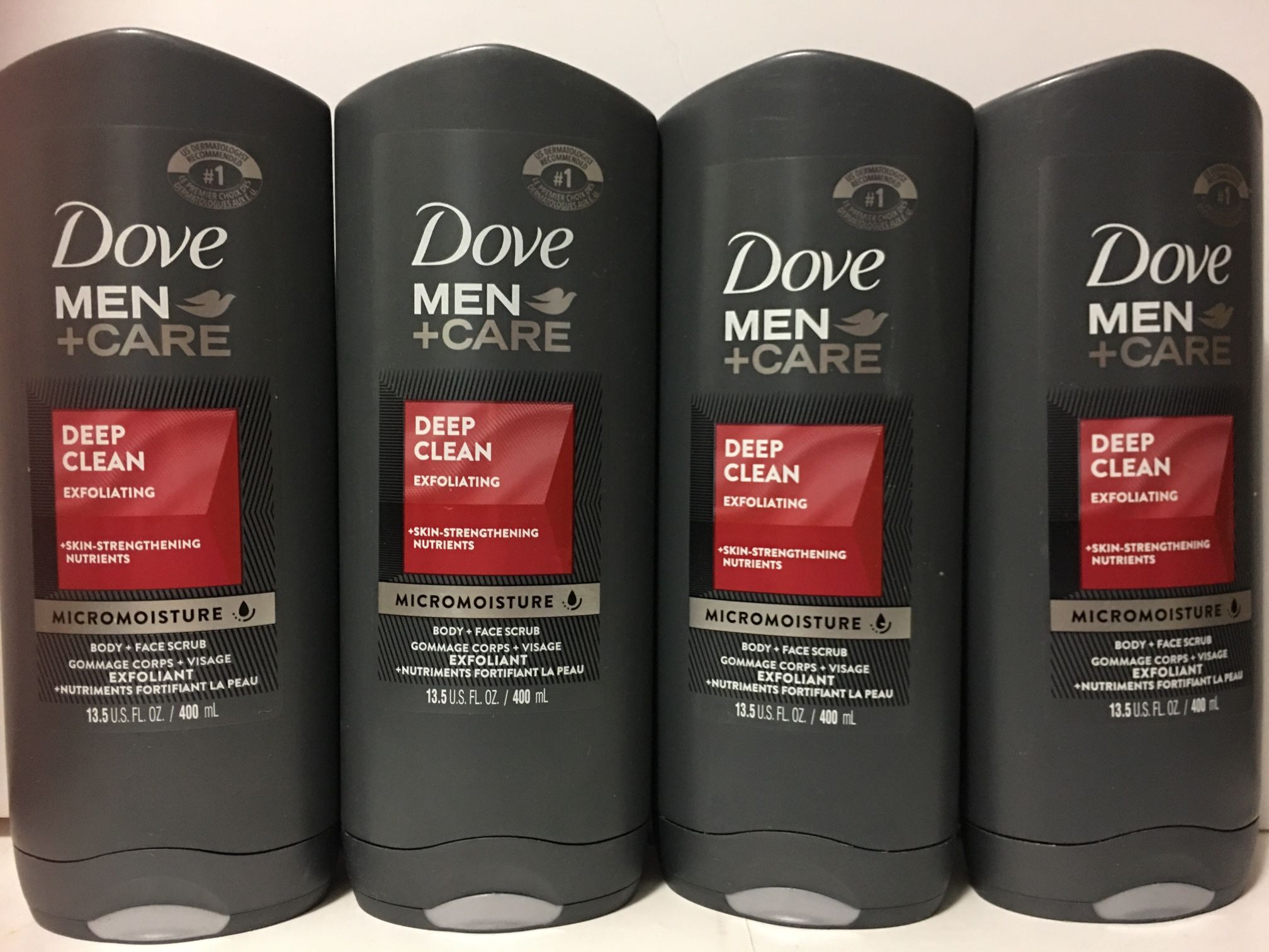 Dove Men Body + Face Scrub—Deep Clean 13.5oz