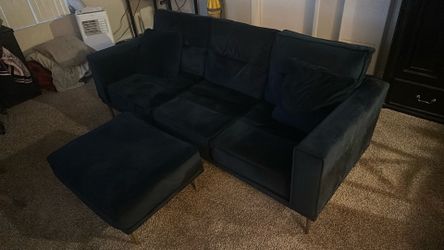 Blue couch