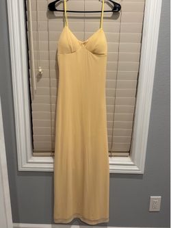 Yellow Pastel Long Dress