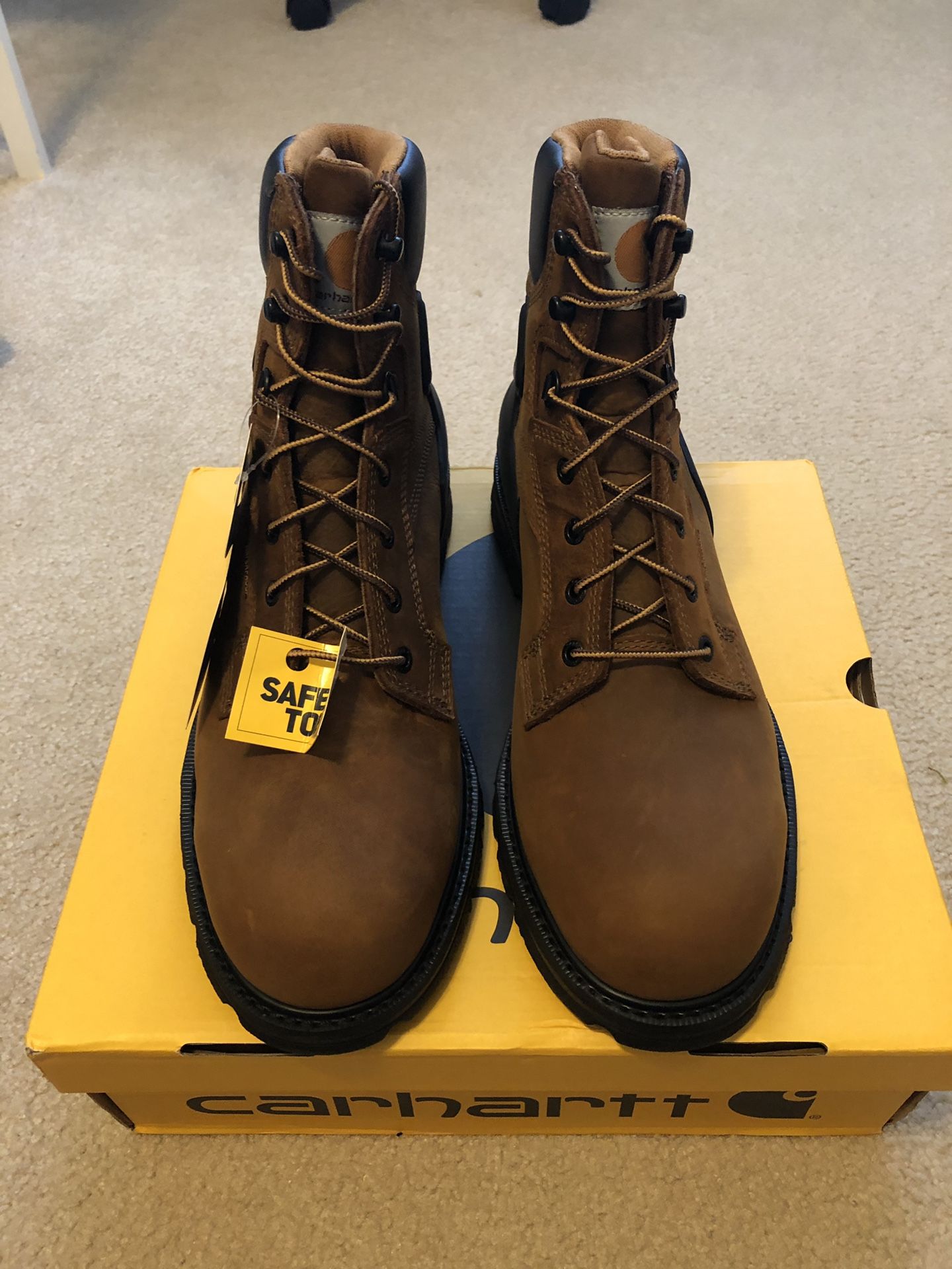 NEW Carhartt 6” Steel Toed Waterproof Work Boot