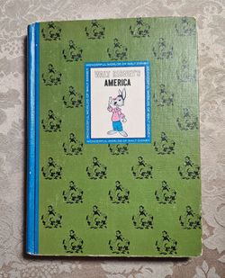 Vintage Walt Disney's America Hardcover Book