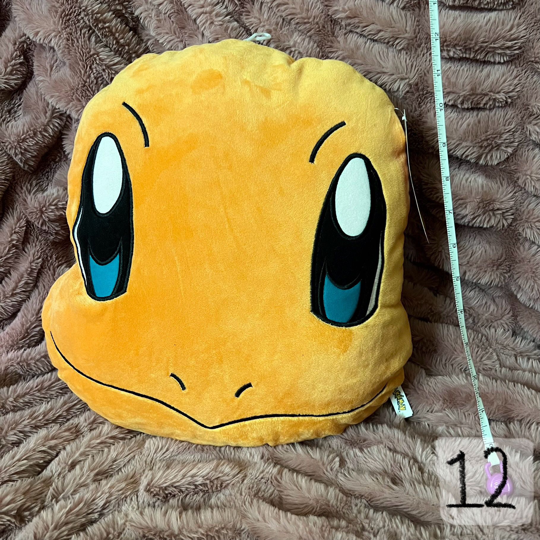 Pokemon Charmander Plush Orange Stuffed Animal Dragon Pillow NWT