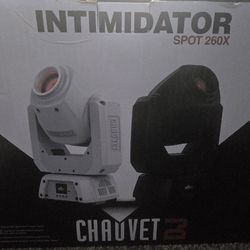 Chauvet Dj intimidator spot 260 x light black color