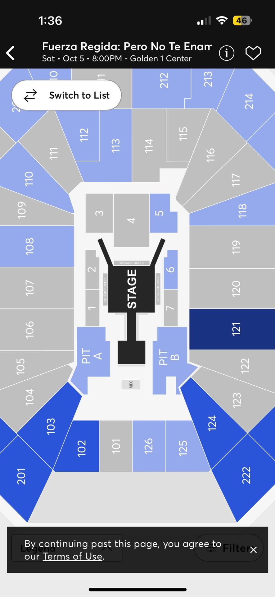 2 Tickets For Fuerza Regida In Sac Oct 5th