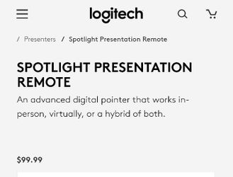 Logitech Presentation Spotlight