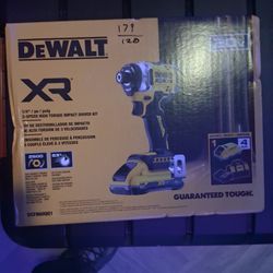 Dewalt XR 1/4 3 Speed High Torque Impact Driver Kit 