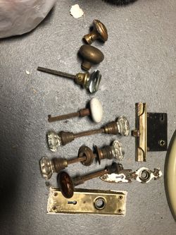 Vintage Antique Door Hardware .. 