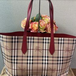 Leather Bag Burberry Authentic 