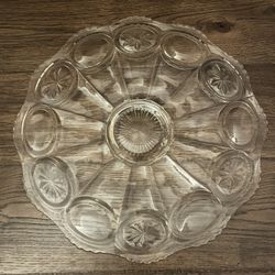 Vintage Crystal Platter