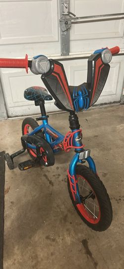 Huffy Spider-Man Kids Bike with Training Wheels