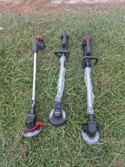 3 battery operated weed eaters