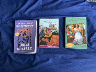 College Books For English.  Like Water For Chocolate, Mother Tongue, In The Time Of The Butterflies.