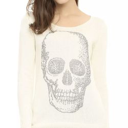 HOT TOPIC Skull Sweater Sz. M