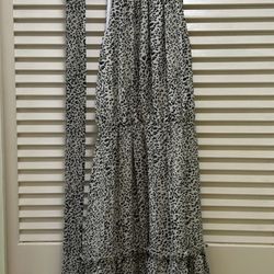 New Without Tag Sleeveless Halter Neck Viscose/Polyester Dress Size Small.