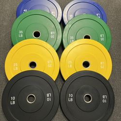 😎NEW COLORED BUMPER PLATE SET