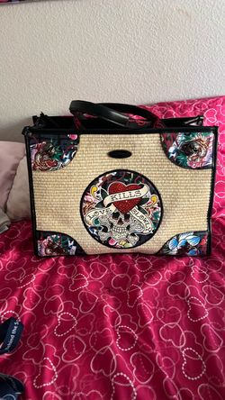 Ed Hardy Love Kills Slowly Tote Bag