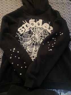 OG black and white spider hoodie