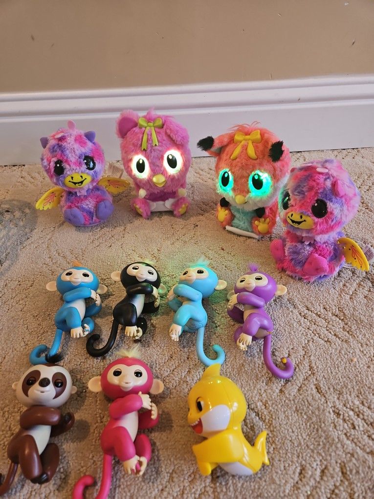 Hatchimals Interactive Toys And Fngerlings Monkeys Interactive Toys, Dolls, Plushies