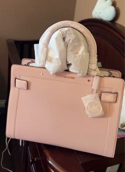 Michael Kors Pink Leather Satchel Handbag
