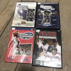 Red Sox And Patriots Dvds 