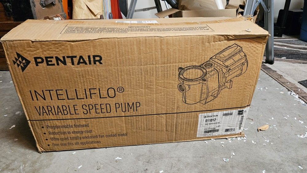New Pentair Intelliflow VS Pool Pump