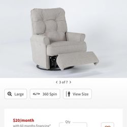 Living Spaces - Marilee Power Swivel Glider Recliner | Rocker