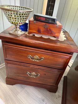 Side table with drawers