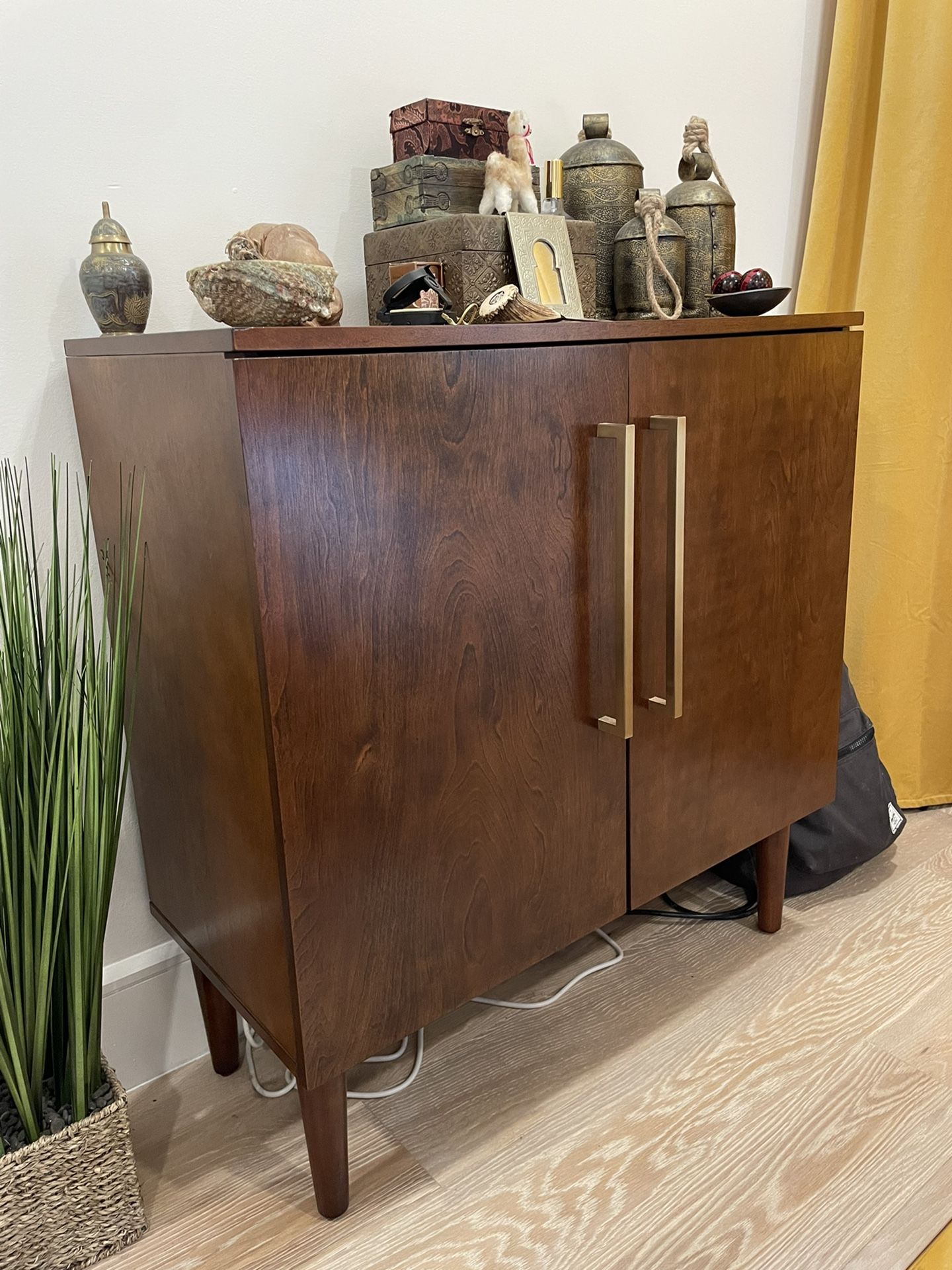 MCM Cabinet - Walnut, Everett By Crosley 